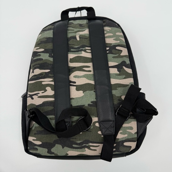 Sanctuary Camo Downtown Backpack with Pouch book bag travel bag NWT - Picture 6 of 13